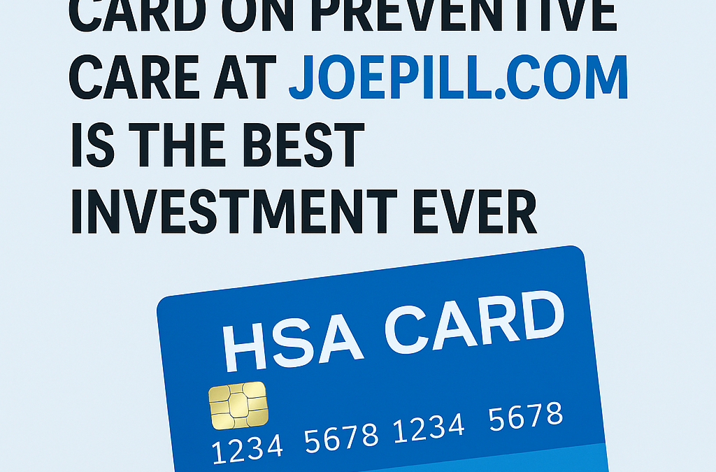 Using Your HSA Card at JoePill.com:  The Smartest Healthcare Investment