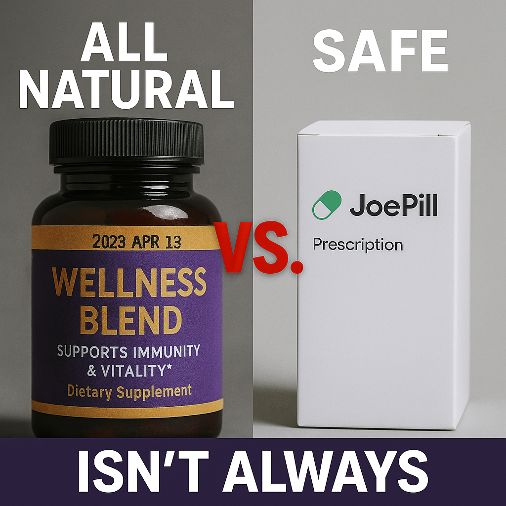 All Natural vs Safe - Herbal Supplement Risk Alert