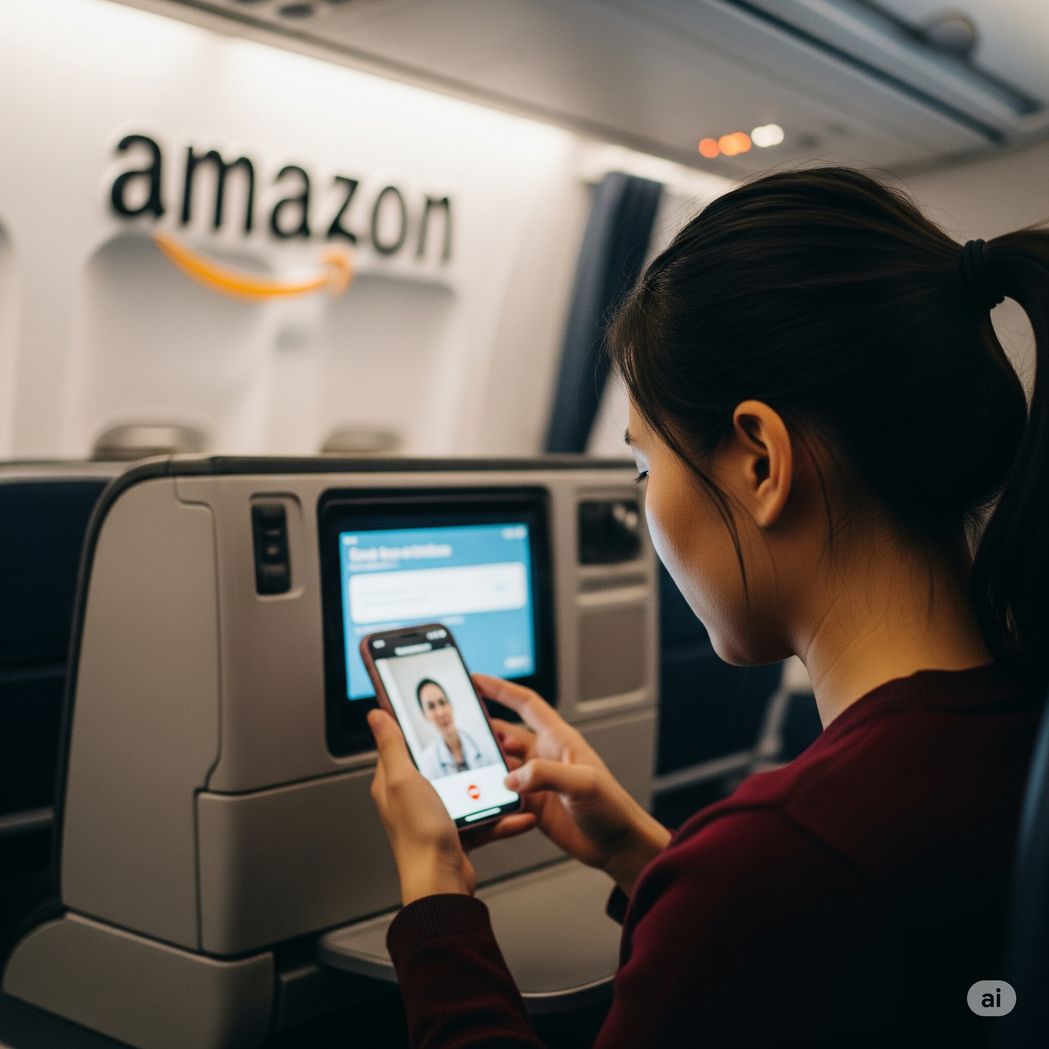 Amazon Wants to Be Your Doctor on a Plane.  Cute.  We Already Fixed That.