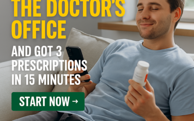 He Skipped the Doctor’s Office and Got 3 Prescriptions in 15 Minutes — Without Leaving His Couch